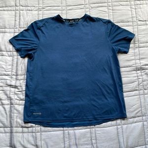 Blue athletic shirt
